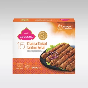 15 chicken charcoal tandoori kebab 900g