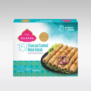 15 chicken charcoal malai kebab 900g